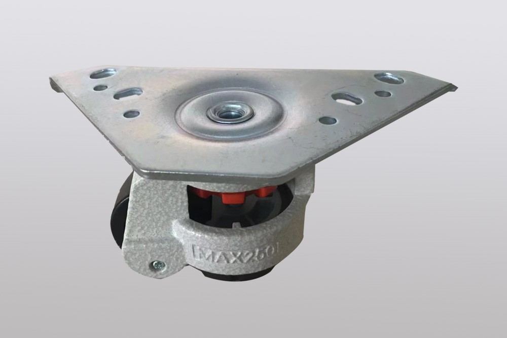 leveling casters，retractable leveling caster，leveling castors，height adjustment leveling caster，castors adjustable height，adjustable height casters
