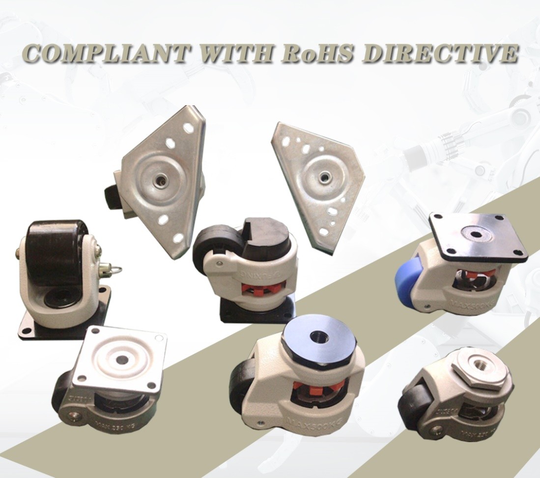 caster wheel for leveling，self leveling caster wheel，casters with leveling feet，self leveling casters，self leveling castors，heavy duty leveling casters